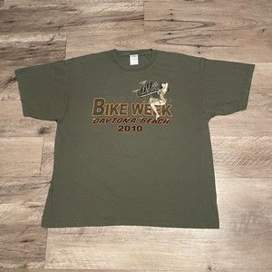 Daytona Beach 69th Annual Bike Week 2010 T-Shirt Motorcycle Biker Shirt Size XL